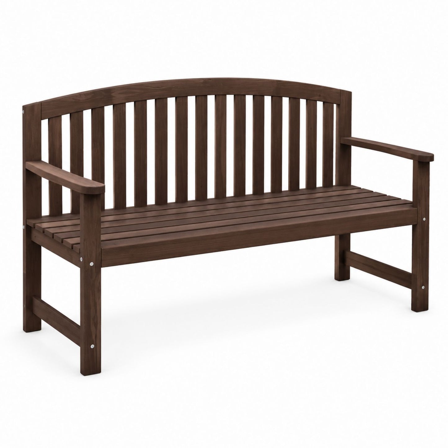 Ławka ogrodowa z drewna akacjowego 150 cm Brązowa