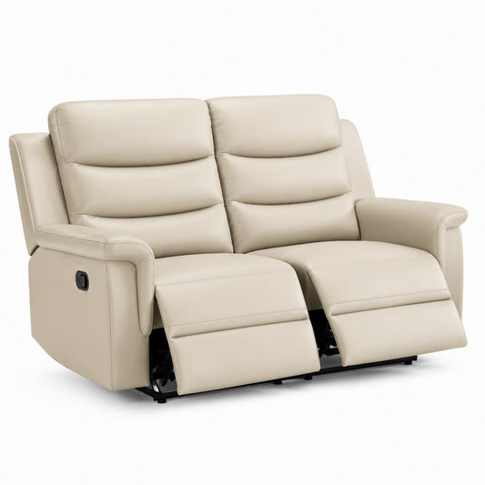 Skórzana sofa rozkładana 2-osobowa