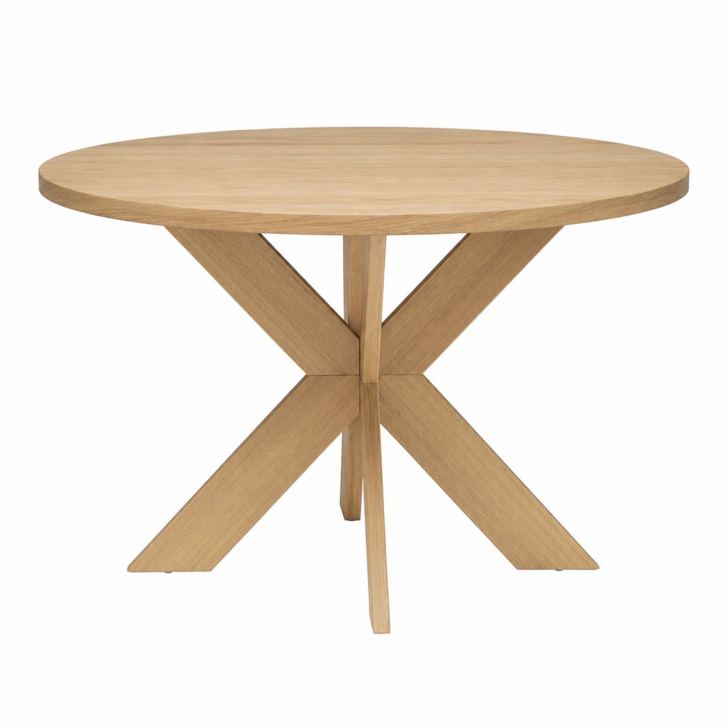 Okrągły stół jadalniany z drewna dębowego 120 cm